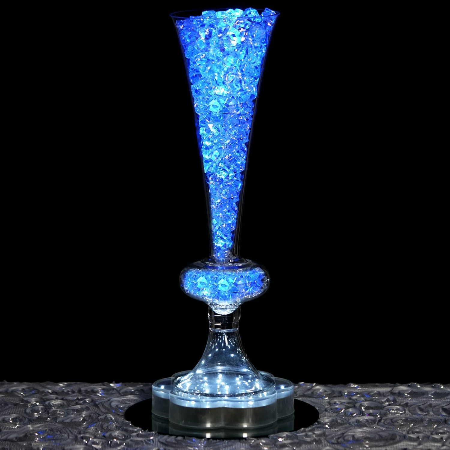 Pack Of 4 - Reversible Crystal Ball Trumpet Glass Vase 10 Pack Of 4 - Reversible Crystal Ball Trumpet Glass Vase - Image 10