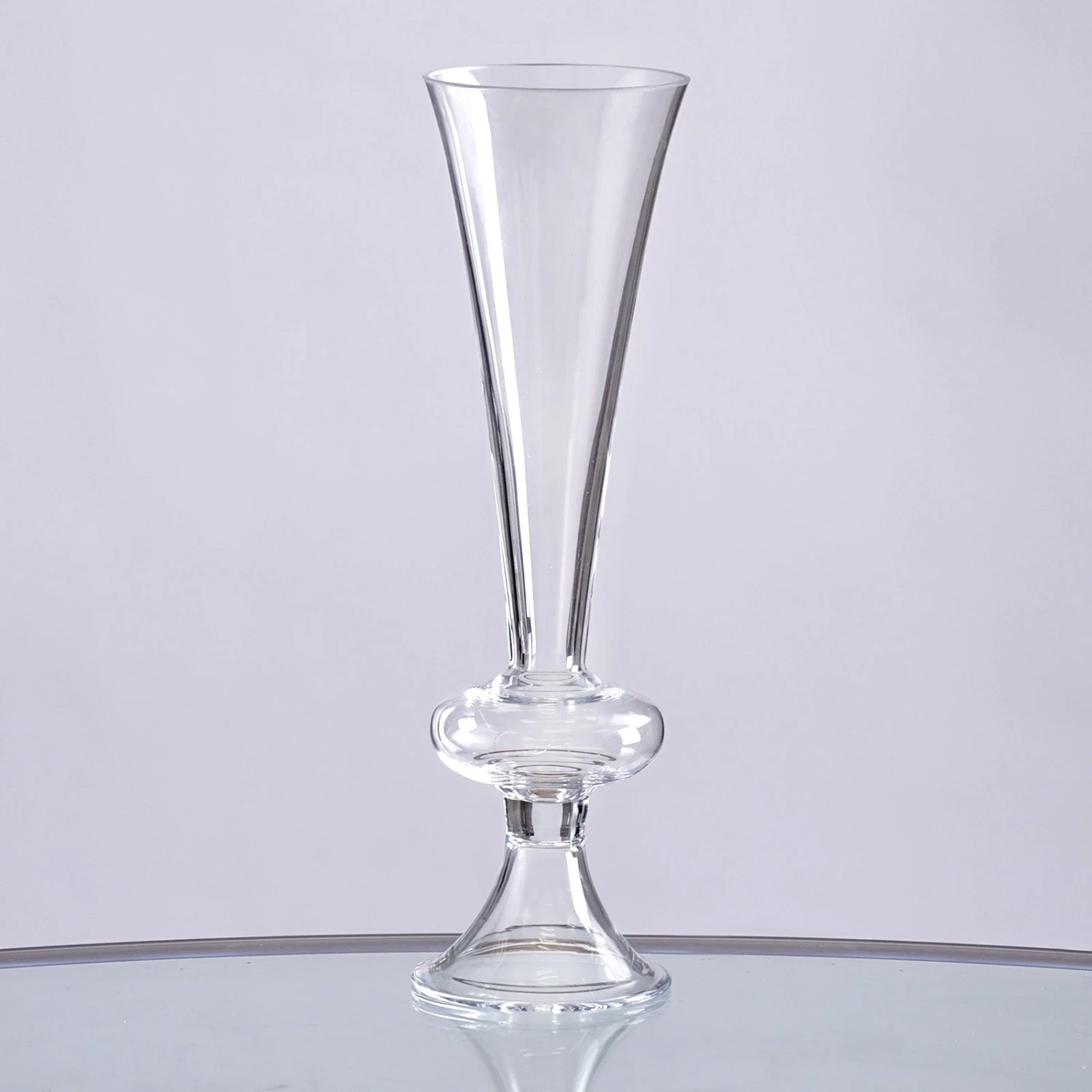 Pack Of 4 - Reversible Crystal Ball Trumpet Glass Vase 11 Pack Of 4 - Reversible Crystal Ball Trumpet Glass Vase - Image 11