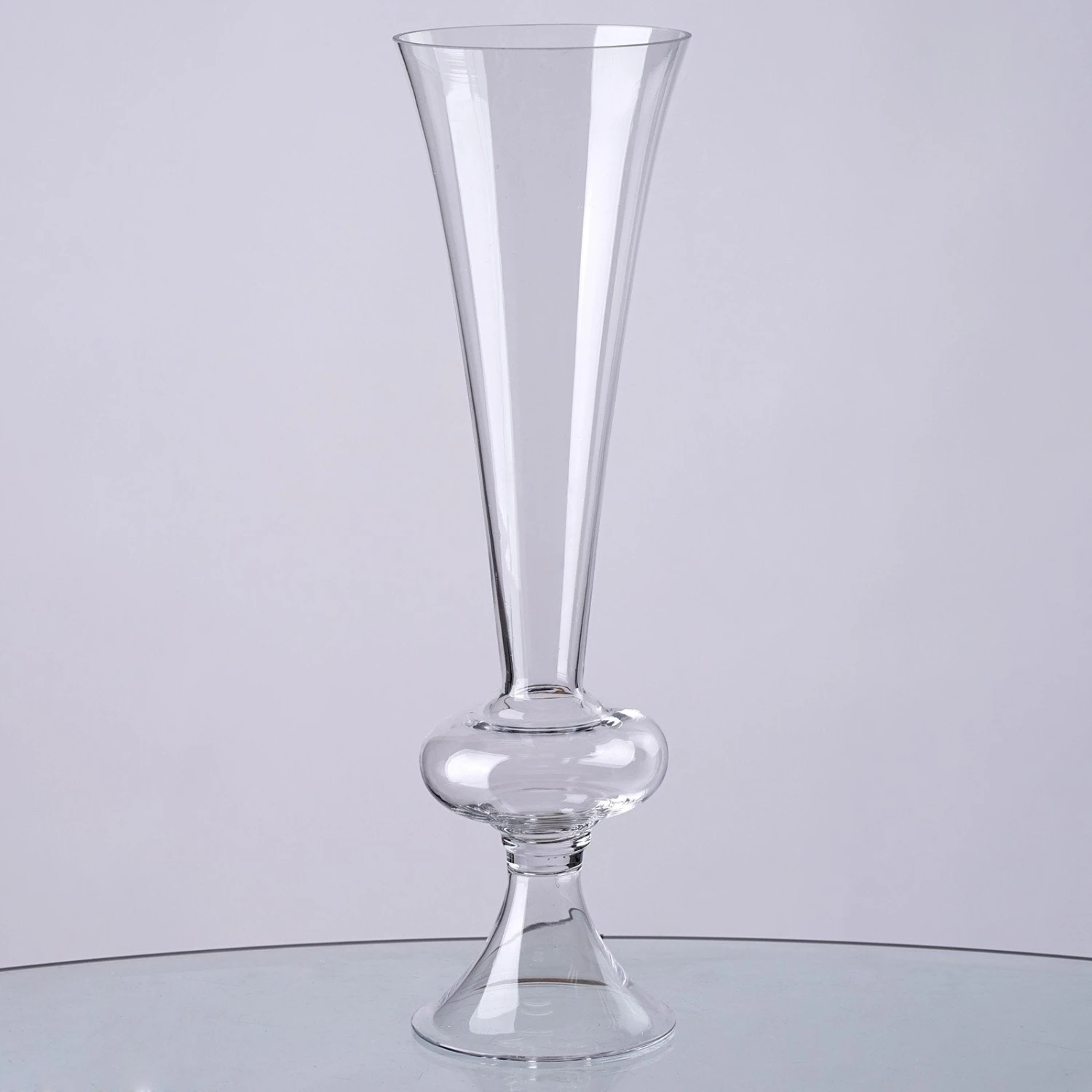 Pack Of 4 - Reversible Crystal Ball Trumpet Glass Vase 19 Pack Of 4 - Reversible Crystal Ball Trumpet Glass Vase - Image 19