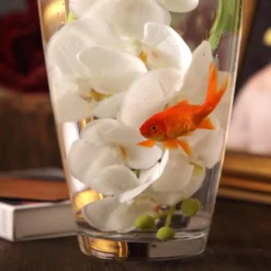 31" Tall Clear Tapered Cylinder Heavy Duty Glass Vase -Home Decor Promotional Store VASE A36 32 D010