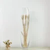 31" Tall Clear Tapered Cylinder Heavy Duty Glass Vase