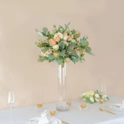 6 Pack | Round Heavy Duty Clear Cylinder Glass Vases, Tall Flower Vase -Home Decor Promotional Store VASE A3 20 01 d7b1a066 b9c4 4c93 be07 6eb86894d392