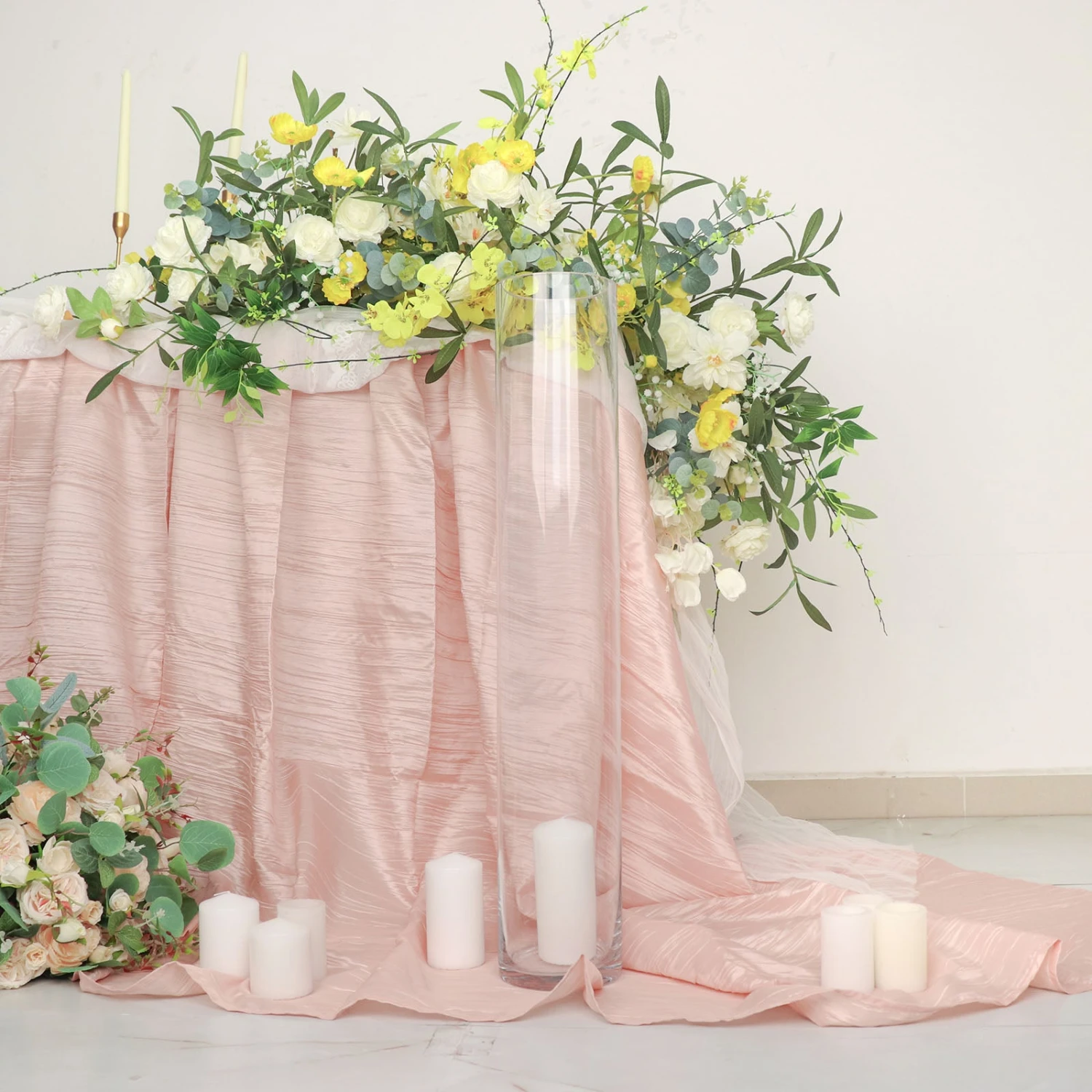 2 Pack | Heavy Duty Clear Cylinder Glass Vases, Tall Flower Vase 11 2 Pack | Heavy Duty Clear Cylinder Glass Vases, Tall Flower Vase - Image 11