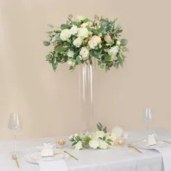 2 Pack | Heavy Duty Clear Cylinder Glass Vases, Tall Flower Vase 28 2 Pack | Heavy Duty Clear Cylinder Glass Vases, Tall Flower Vase -Home Decor Promotional Store VASE A3 28 D03