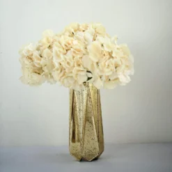 2 Pack | Gold Geometric Mercury Glass Vase Flower Centerpieces -Home Decor Promotional Store VASE A58 12 GOLD D07 de615584 ed45 4661 96b3 73b4f7edc8e2