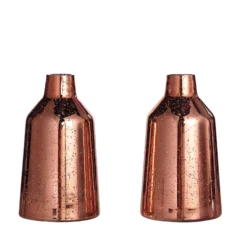 2 Pack | Rose Gold Vessel Shaped Mercury Glass Vase Flower Centerpieces 26 2 Pack | Rose Gold Vessel Shaped Mercury Glass Vase Flower Centerpieces -Home Decor Promotional Store VASE A60 9 054 99