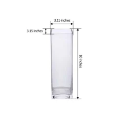 12 Pack | Heavy Duty Square Cylinder Glass Vase -Home Decor Promotional Store VASE A6 10 98.progressive 41feb797 d6c6 4b89 87d6 f3f17e4f76f8