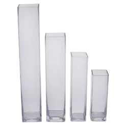 12 Pack | Heavy Duty Square Cylinder Glass Vase -Home Decor Promotional Store VASE A6 10 D01.progressive bb6e5a54 ce8b 47f6 b878 db2c203e1b29