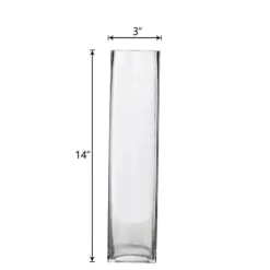 12 Pack | Heavy Duty Square Cylinder Glass Vase -Home Decor Promotional Store VASE A6 14 99 M.progressive 01030cbc f80a 49b2 8aa7 08989c2632a3