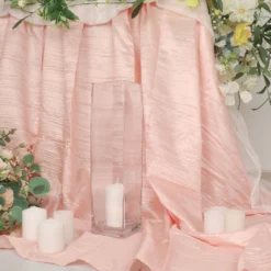 6 Pack | Heavy Duty Square Glass Cylinder Vases, Clear Glass Flower Vase -Home Decor Promotional Store VASE A6 16 D01