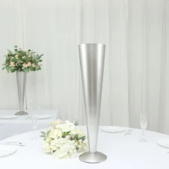 Tall Brushed Silver Metal Trumpet Flower Vase Centerpiece 23 Tall Brushed Silver Metal Trumpet Flower Vase Centerpiece -Home Decor Promotional Store VASE A71 24 SILV D01.progressive bf3ec07e c2c5 4738 8d2a 1da49c37f41b