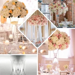 Set Of 2 | Tall Clear Reversible Clarinet Glass Trumpet Vases -Home Decor Promotional Store VASE A72 EBC2.progressive 8a88e737 96c1 4e26 8258 faf8bc846f57