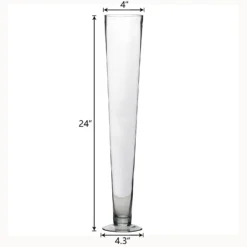 6 Pack | Clear Heavy Duty Trumpet Glass Vase -Home Decor Promotional Store VASE A8 24 D12.progressive 27044129 279e 473f be99 6189fcfc73b1