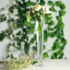 6 Pack | Clear Heavy Duty Trumpet Glass Vase