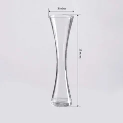 12 Pack | Clear Heavy Duty Concave Glass Vase, Hourglass Shaped Flower Vases -Home Decor Promotional Store VASE A9 12 98.progressive 62602dcf dbee 4fc0 84f0 92f3faf9c971