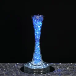 12 Pack | Clear Heavy Duty Concave Glass Vase, Hourglass Shaped Flower Vases -Home Decor Promotional Store VASE A9 12 D06