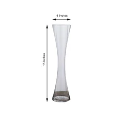 12 Pack | Clear Heavy Duty Concave Glass Vase, Hourglass Shaped Flower Vases -Home Decor Promotional Store VASE A9 16 98.progressive 57f28bf5 e2dd 4933 b916 03cfb4a554cf