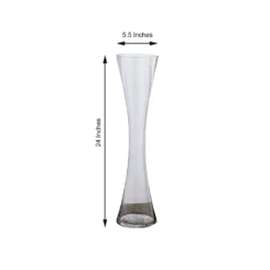 6 Pack | Clear Heavy Duty Concave Glass Vase, Hourglass Shaped Flower Vases -Home Decor Promotional Store VASE A9 24 98.progressive 0bc5e45d 6427 4c62 85cf 9e855255c315