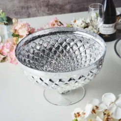 Silver Mercury Glass Compote Vase, Pedestal Bowl Centerpiece 33 Silver Mercury Glass Compote Vase, Pedestal Bowl Centerpiece -Home Decor Promotional Store VASE PB001 12 SILV D03.progressive 5df1217c 65d5 4c3f 9273 0ca60927fec7