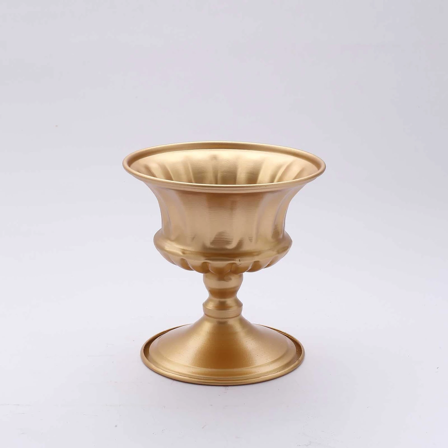 2 Pack Gold Metal Roman Style Flower Table Pedestal Vase, Antique Mini Compote Vase 6" 11 2 Pack Gold Metal Roman Style Flower Table Pedestal Vase, Antique Mini Compote Vase 6" - Image 11