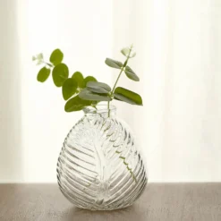 4 Pack Embossed Glass Bud Vases, Round Embossed Leaf Flower Vases 5" 24 4 Pack Embossed Glass Bud Vases, Round Embossed Leaf Flower Vases 5" -Home Decor Promotional Store VASE RND 005 CLR D05.progressive 2de7e29b e808 450c ba6d 54888e103448