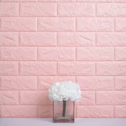 10 Pack Foam Brick Peel And Stick 3D Wall Tile Panels Covers 58sq.ft 33 10 Pack Foam Brick Peel And Stick 3D Wall Tile Panels Covers 58sq.ft -Home Decor Promotional Store WLL FOAM01 PINK D02.progressive ba79affe a585 476b 84d0 303bf5c31473