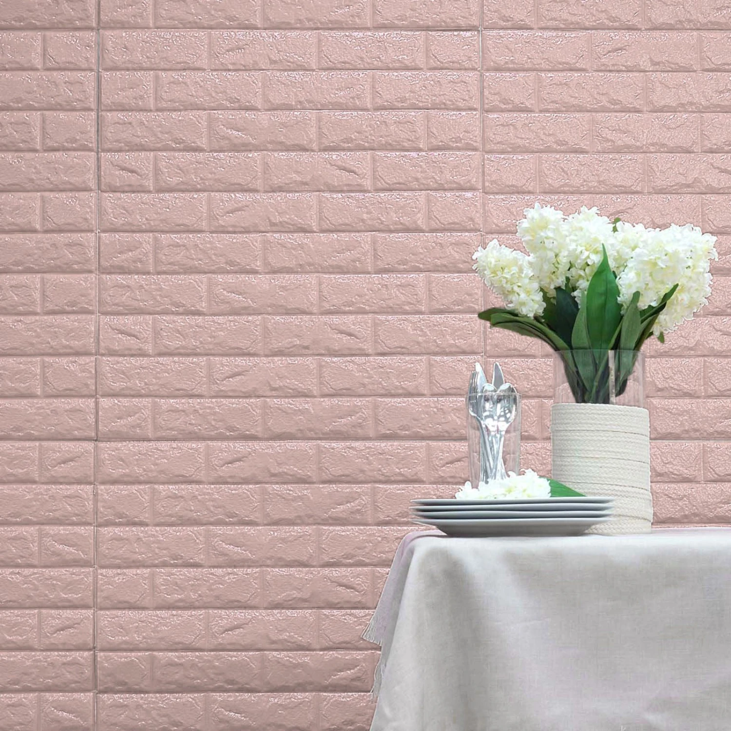 10 Pack Foam Brick Peel And Stick 3D Wall Tile Panels Covers 58sq.ft 13 10 Pack Foam Brick Peel And Stick 3D Wall Tile Panels Covers 58sq.ft - Image 13