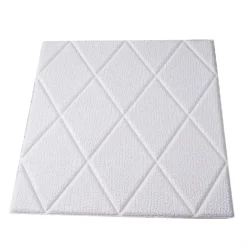 10 Pack 3D White Foam Self Adhesive Wall Panels - Alligator Skin Design 40 Sq Ft -Home Decor Promotional Store WLL FOAM03 WHT 99.progressive 3f3615c0 5aee 4ea0 9444 1c0d92787464