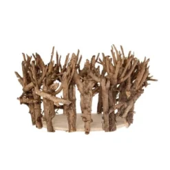 Natural Rustic Wooden Candle Holder Centerpiece, Mini Flower Vase 6" -Home Decor Promotional Store WOD CAND 008 NAT 99 490x490 9abedfdf f858 42ac 9246 9ba86408e08c