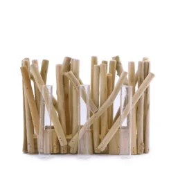 Natural Rectangle Driftwood Wooden Flower Vase With Glass Tubes, Cylinder Glass Hydroponic Vase 7" Tall 5" 17 Natural Rectangle Driftwood Wooden Flower Vase With Glass Tubes, Cylinder Glass Hydroponic Vase 7" Tall 5" -Home Decor Promotional Store WOD CAND 011 NAT D03.progressive 44f176cc 8af2 4f8e aa35 3b3d5a258908