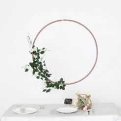 Rose Gold Heavy Duty Metal Hoop Wreath, Floral Hoop -Home Decor Promotional Store WOD HOPMET2 28 054 01.progressive 351a80d0 e241 40c4 87ef 0ebbb1d35866