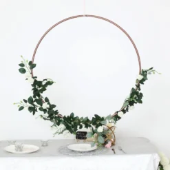 Rose Gold Heavy Duty Metal Hoop Wreath, Floral Hoop -Home Decor Promotional Store WOD HOPMET2 32 054 01.progressive 60a53c9f d75b 463c 9992 5650ce6cf7e5