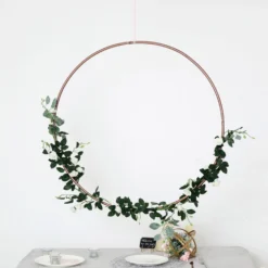 Rose Gold Heavy Duty Metal Hoop Wreath, Floral Hoop -Home Decor Promotional Store WOD HOPMET2 36 054 01.progressive 5ad92e7d ff7b 4abb 8e01 0748e68aa56f