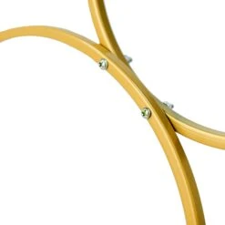 4-Tier Metal Hoop Pillar Flower Stand, Wreath Arch Table Centerpiece 3ft -Home Decor Promotional Store WOD HOPMET4 3 GOLD D06.progressive 01aa6184 60a3 4c27 a470 db7b9b610faa