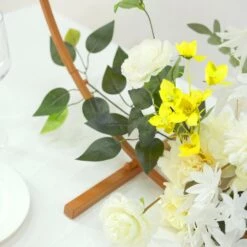 Metal Round Hoop Centerpiece, Self Standing Table Floral Wreath Frame 28" -Home Decor Promotional Store WOD HOPMET5 28 GOLD D01