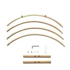 Metal Round Hoop Centerpiece, Self Standing Table Floral Wreath Frame 32" -Home Decor Promotional Store WOD HOPMET5 32 GOLD D07