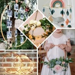 Rose Gold Heavy Duty Metal Hoop Wreath, Floral Hoop -Home Decor Promotional Store WOD HOPMET EBC2 95b52084 fbe3 407e b2ac 396842ae2053