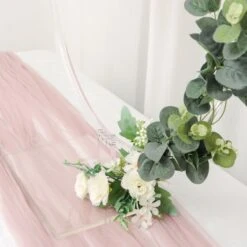 Clear Acrylic Table Arch Hoop Stand Centerpiece, Round Wreath Tabletop Decor 26" -Home Decor Promotional Store WOD HOPPLST1 24 CLR D14.progressive a3411828 f293 4bba 8835 3143d43c628e