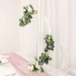 Clear Acrylic Table Arch Hoop Stand Centerpiece, Round Wreath Tabletop Decor 26" -Home Decor Promotional Store WOD HOPPLST1 24 CLR D15.progressive 674c20ce a85b 464b 8c78 ace2f2fceb6f