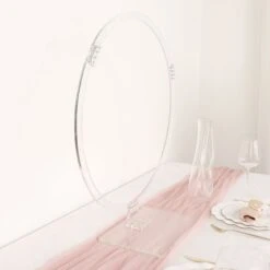 Clear Acrylic Table Arch Hoop Stand Centerpiece, Round Wreath Tabletop Decor 26" -Home Decor Promotional Store WOD HOPPLST1 24 CLR D20.progressive a42ac1c8 0a49 4060 a4a1 0545c85621eb