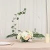 Clear Acrylic Table Arch Hoop Stand Centerpiece, Round Wreath Tabletop Decor 26"