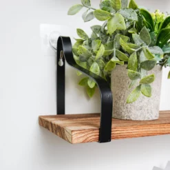 3 Pack | Wood/Metal Floating Wall Shelves Wall Mounted Shelf Set Decor -Home Decor Promotional Store WOD HOPSHLF FLO01 DKBN D09.progressive 3c246de0 606d 4700 99ae 56c1b1721abd