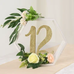 2 Pack Hexagon Wood Centerpiece, Geometric Terrarium, Honeycomb Storage Shelf 9" Tall -Home Decor Promotional Store WOD HOPSHLF HEX3 WHT 02.progressive 76ca7732 4c95 4911 a96d 497e4465fde2