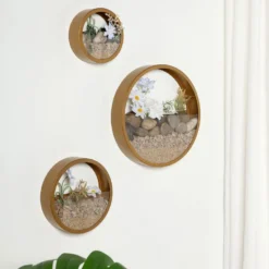 Set Of 3 | Half Moon Wall Planters, Round Metal Wall Hanging Planter, Modern Indoor/Outdoor Terrarium - 6"|8"|12" -Home Decor Promotional Store WOD HOPSHLF RND2 GOLD D03 760x760 13c3f22b dfb1 4e99 9a5d 02751e446710