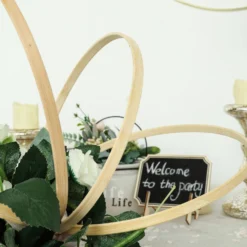 Set Of 5 - Natural Wooden Rings For Crafts, Floral Hoop Wreath Wall Hanging Decor 21 Set Of 5 - Natural Wooden Rings For Crafts, Floral Hoop Wreath Wall Hanging Decor -Home Decor Promotional Store WOD HOPWOD1 712 NAT D05