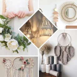 Set Of 5 - Natural Wooden Rings For Crafts, Floral Hoop Wreath Wall Hanging Decor 14 Set Of 5 - Natural Wooden Rings For Crafts, Floral Hoop Wreath Wall Hanging Decor -Home Decor Promotional Store WOD HOPWOD1 712 NAT EBC2