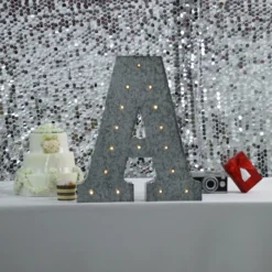 Vintage Metal Marquee Letters, Numbers, & Symbol Lights Cordless With 16 Warm White LED 20" -Home Decor Promotional Store WOD METLTR01 20 A D02 8feff59d 71da 4396 bdee d3605284f7c6