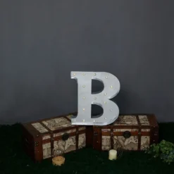 Vintage Metal Marquee Letters, Numbers, & Symbol Lights Cordless With 16 Warm White LED 20" -Home Decor Promotional Store WOD METLTR01 20 B D06.progressive 7ab7c3b6 8412 4841 b335 79b6170aa7a5