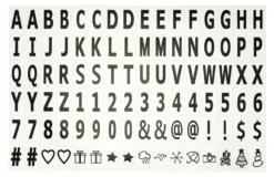 192 Letters | LED Light Box, A4 Cinema Marquee Sign Personalized - Cool White -Home Decor Promotional Store WOD METLTR04 WHT D10