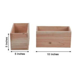 Tan Wood Planter Box, Plant Holder With Removable Plastic Liners -Home Decor Promotional Store WOD PLNT01 10X5 TAN 98.progressive dbcf7caa d6f0 4760 bb9f 2e8be571236e